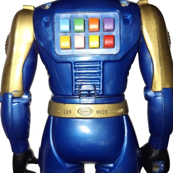 Gold and Blue Action Figure with Light-Up Feature - Picture 4 of 10